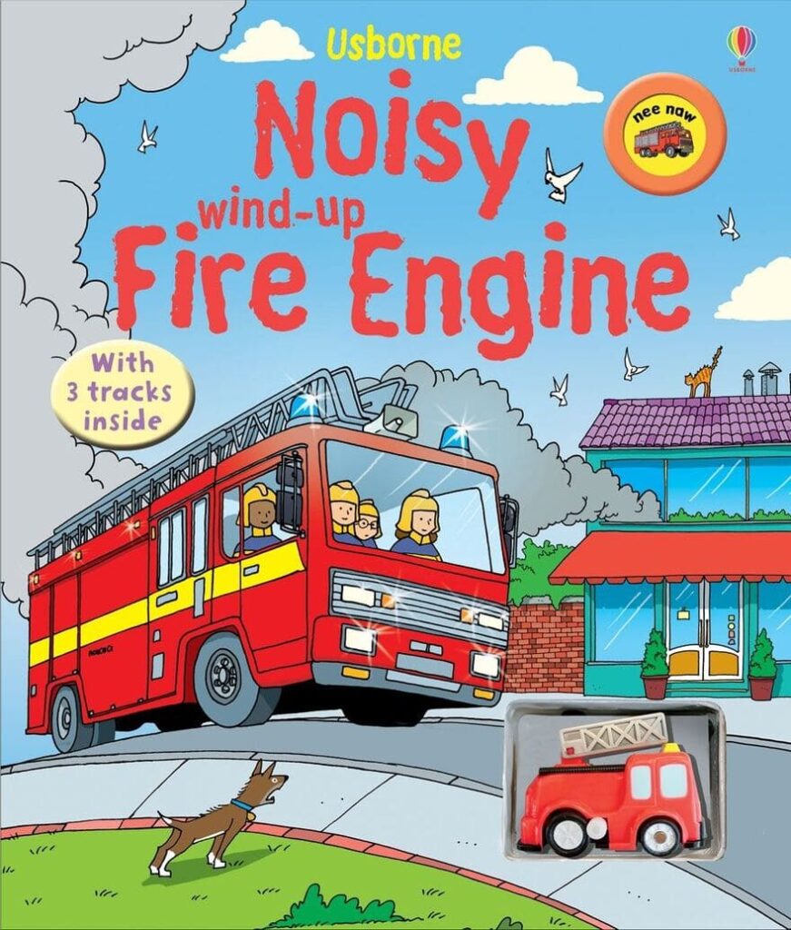 Noisy Wind-up Fire Engine Usborne