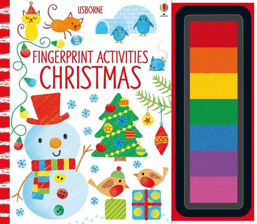 Prstové malování Fingerprint activities Christmas