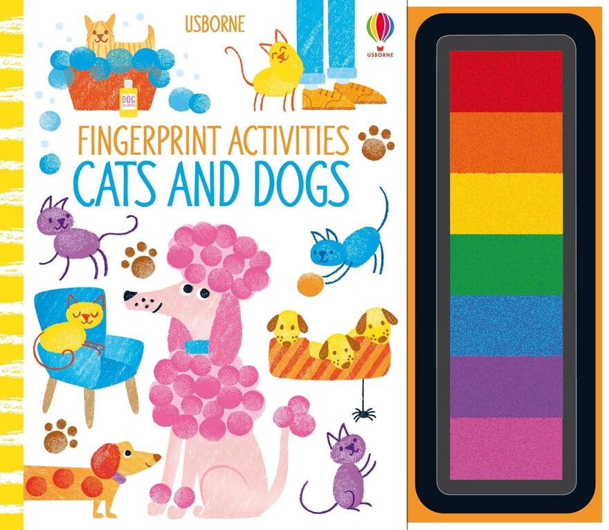 Prstové malování Fingerprint activities Cats and dogs