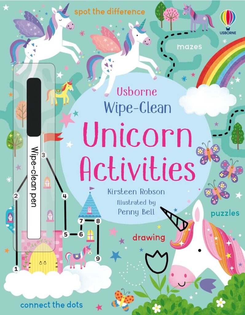 Wipe-Clean Unicorn Activities Usborne