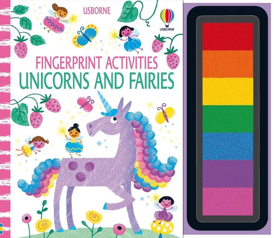 Prstové malování Fingerprint activities Jednorožci Unicorns and fairies