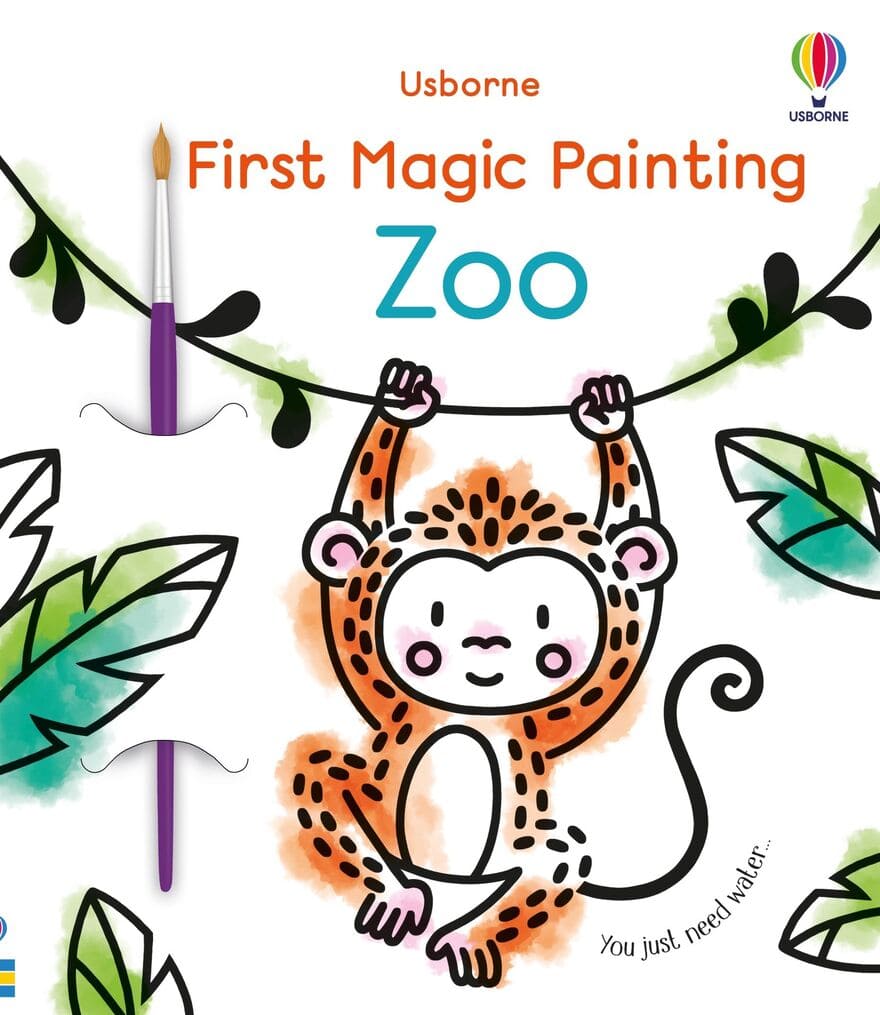 First Magic Painting Zoo Usborne