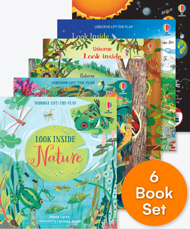 Look Inside Pack x 6 Usborne