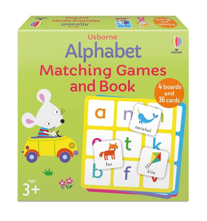 Alphabet Matching Games and Book Usborne