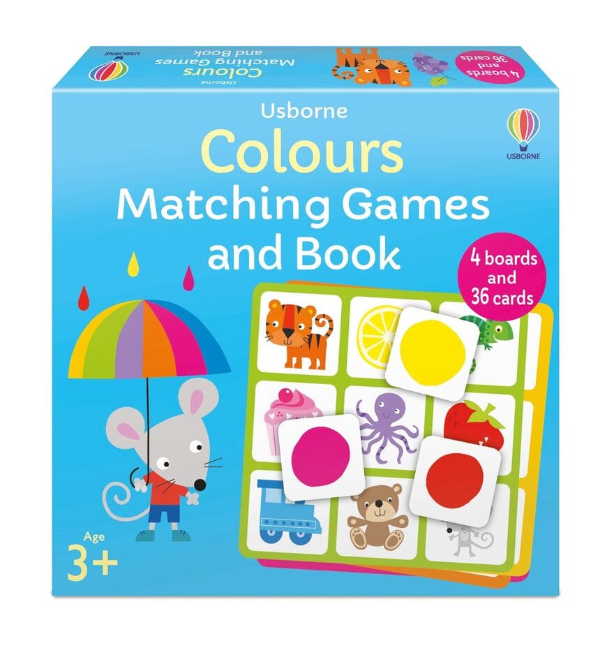 Colours Matching Games and Book Usborne