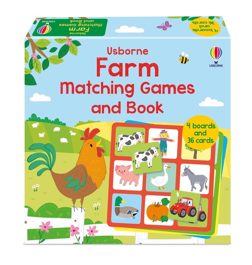 Farm Matching Games and Book Usborne