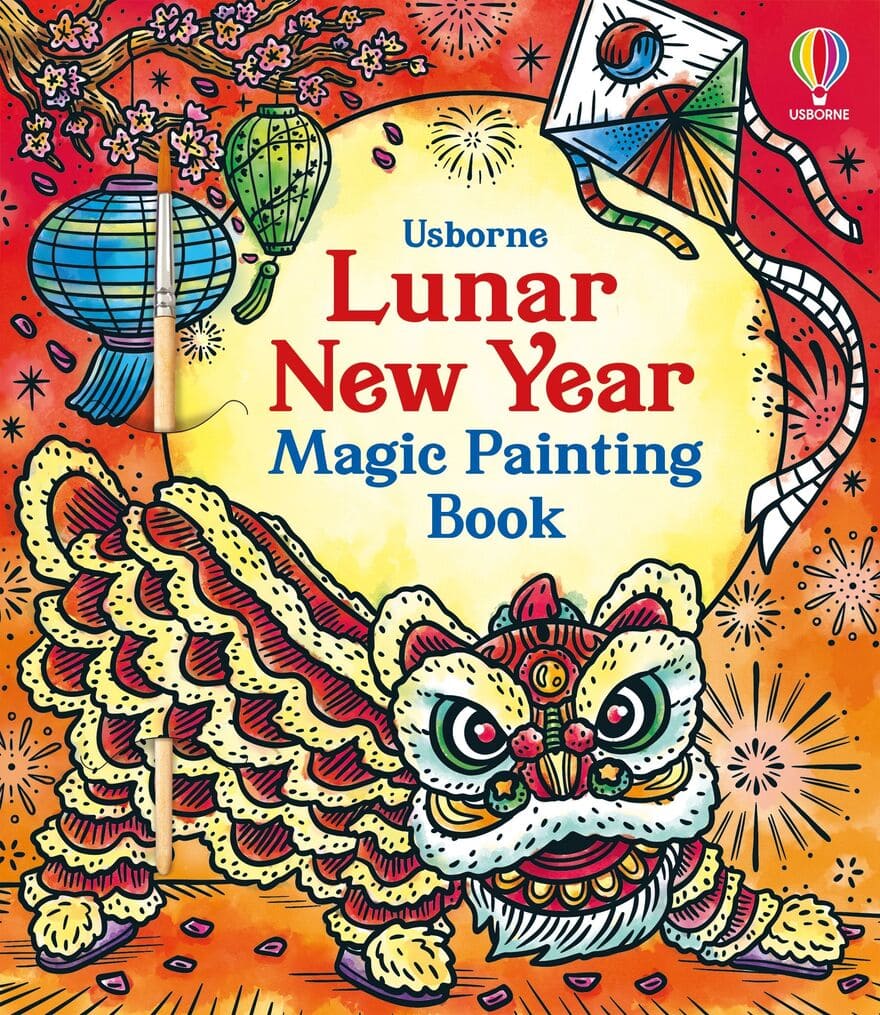 Lunar New Year Magic Painting Book Usborne