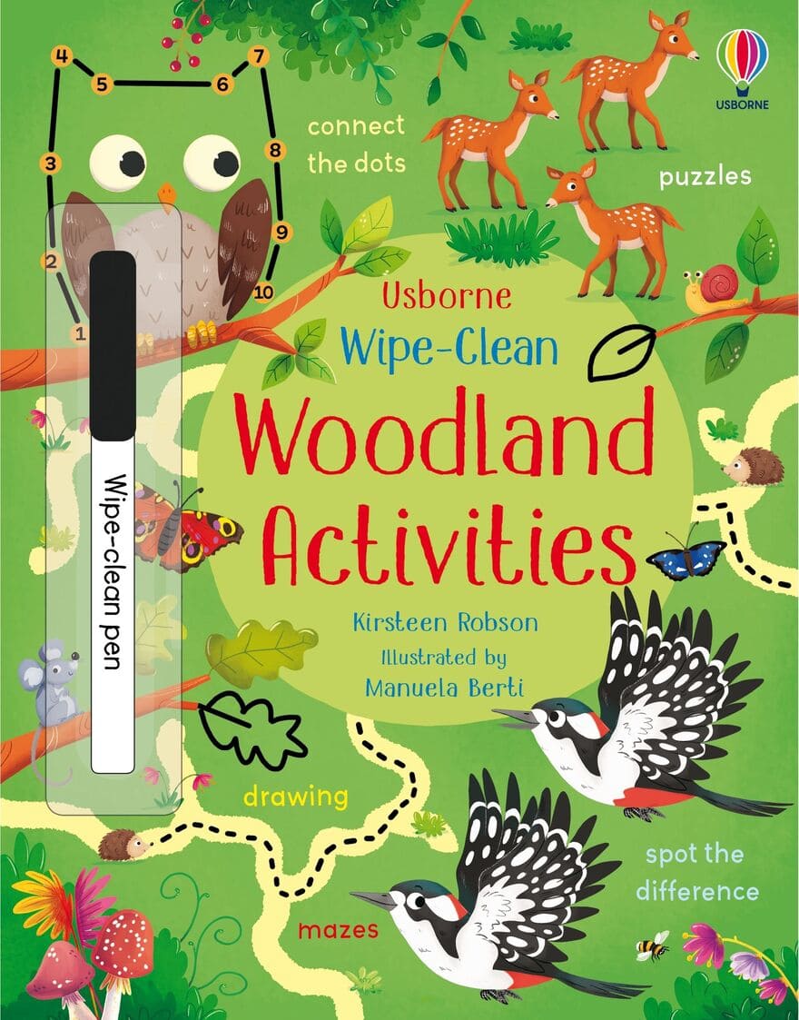 Wipe-Clean Woodland Activities Usborne