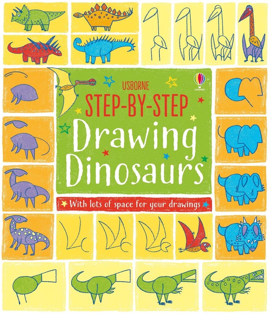 Step-by-Step Drawing Dinosaurs Usborne