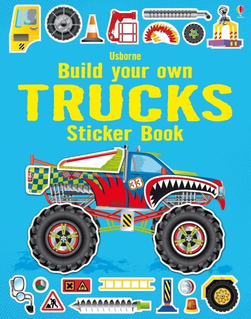 Build Your Own Trucks Sticker Book