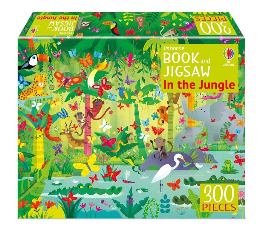 Usborne Book and Jigsaw In the Jungle