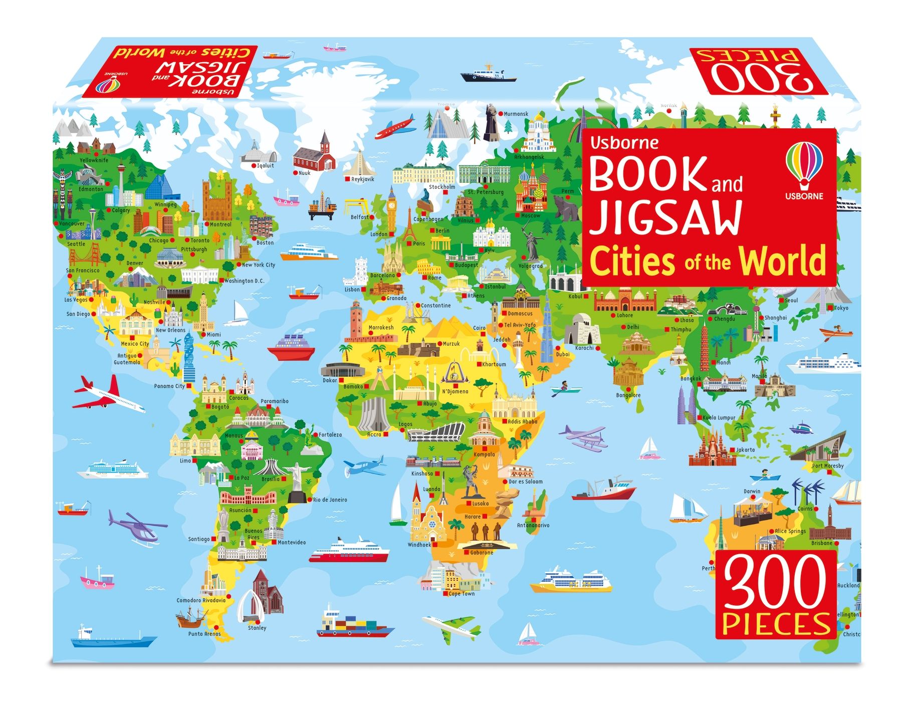 Book and Jigsaw Cities of the World